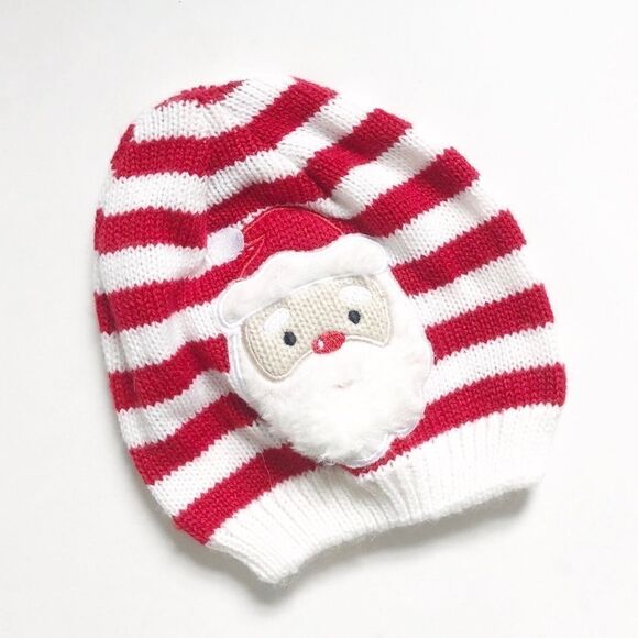 Little Me Striped Santa Hat - Picture 1 of 3